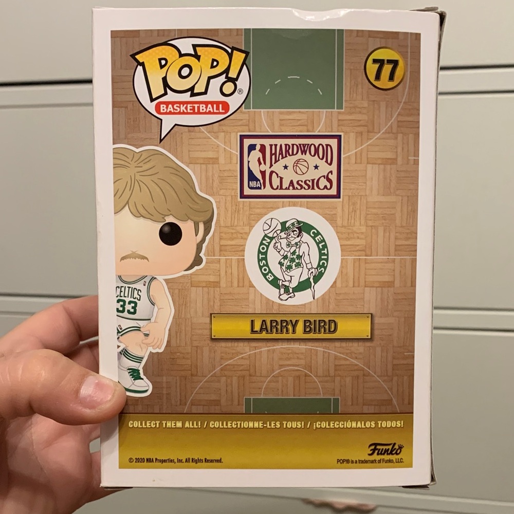 NBA Pop Basketball Vinyl | Larry Bird 77 - Picture 2 of 5